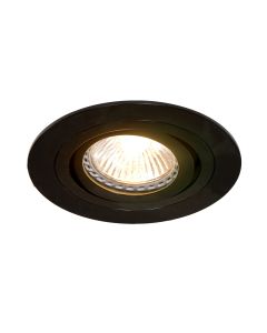 Inbouwspot Pelite spot 7304ZW Zwart Ø10 cm