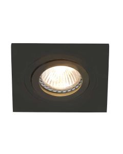 Inbouwspot Pelite spot 7305ZW Zwart 10 x 10 cm