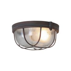 Plafondlamp Lisanne 1342B Bruin met E27 fitting