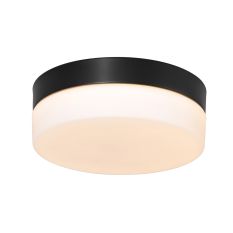 Plafondlamp Ikaro 1363ZW Zwart Ø24cm met 4 standen dimmer