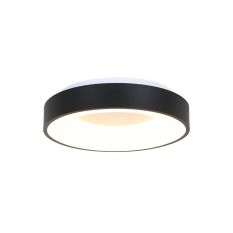 Plafondlamp Ringlede 2562ZW Zwart Ø38cm