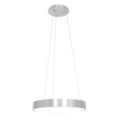 Hanglamp Ringlede 2695ZI Zilver rond 48cm