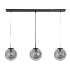 Hanglamp Bollique New 3122ZW Zwart 3 lichts E27 fitting