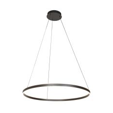 Hanglamp Ringlux 3675ZW Zwart rond 80cm 5400 Lumen