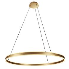 Hanglamp Ringlux 3676GO Goud rond 100cm 7200 Lumen