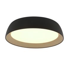 Plafondlamp Mykty 3688ZW zwart met goud Ø45 cm 3200 Lumen