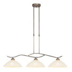 Hanglamp Capri 6837BR Brons 115cm breed en in hoogte verstelbaar