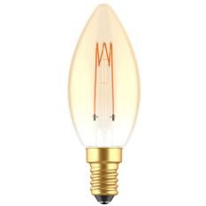 Led light source I15187S candle shape Filament 2.5W E14 136 Lumen Dimmable 1800K