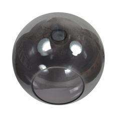 Glass Shade I15469S – Handcrafted Smoke Glass (25 cm) for E27 Fixture
