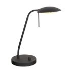 Zwarte tafellamp Eloi 1315ZW met draai dimmer