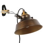 Wandlamp-klem Nove 1320BR met kap 18cm
