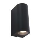 Buitenlamp Logan 1496ZW - zwarte up down wandlamp voor buiten