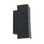 Buitenlamp Jack 1507ZW - zwarte wandlamp met verstelbaar licht
