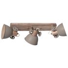 Gearwood 2133TA – Taupe ceiling lamp with wood details