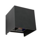 Applique murale Muro 3098ZW Noire avec volets ajustables