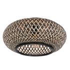Plafonnier Maze 3129BE – lampe d'ambiance en bambou avec lumière ludique