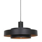 Zwarte Hanglamp Flinter 3329ZW Uniek Design met Luxueuze Uitstraling