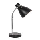 Tafellamp Spring 3391ZW zwart met E27 fitting