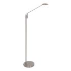 Staalkleurige leeslamp Daphne 3393ST Lichtkleur instelbaar