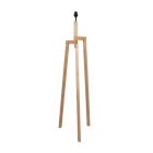 Vloerlamp Sabi 3408BE – houten lamp zonder kap met E27 fitting