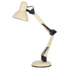Tafellamp Study 3456CR – Crèmekleurige bureaulamp verstelbaar 