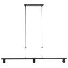 Zwarte 3-lichts hanglamp Stang 3457ZW zonder kappen