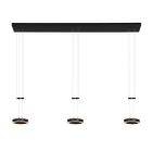 Hanglamp Piola 3501ZW Zwart 3 lichts