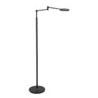 Vloerlamp Soleil accu 3515ZW zwart met zwenkarm