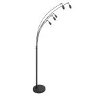 Floor lamp Bambus 3671ZW Black 5 lights without shades