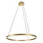 Hanglamp Ringlux 3675GO gouden hanglamp met LED ring Ø80