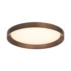 Plafondlamp Flady 3685BR bronzen LED lamp Ø40 cm met uplight