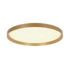 Plafondlamp Flady 3685GO gouden LED lamp Ø40 cm met uplight