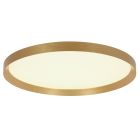 Plafondlamp Flady 3686GO gouden LED lamp Ø50 cm met uplight