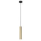 Hanglamp Tubel 3867ME messing pendellamp met warm dimbaar licht