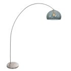 Booglamp Solva 3920ST met een smoke kleurige kunststof bol