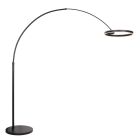 Booglamp Ringlux 4130ZW zwarte LED vloerlamp met allure