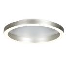 Staalkleurige plafondlamp Ringlux 4135ST Ø40CM 3600 Lumen