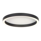 Zwarte plafondlamp Ringlux 4135ZW Ø40CM 3600 Lumen