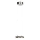 Stahlfarbene Hängeleuchte Soleil 4140ST mit Liftsystem
