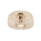 Deckenlampe Breeza-Beach 4146ZW schwarz mit Bambusschirm Ø40 cm