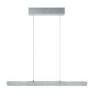 Champagne steel-colored pendant lamp Fluxy 4189ST with cable lift 120 cm