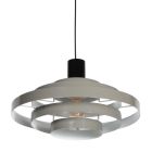 Grijze Hanglamp Halo Cirque 4217GR – Uniek Lichtspel met Elegante Metalen Ringen