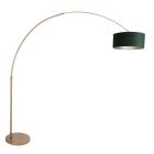 Bronzefarbene Bogenlampe Sparkled Light 4305BR – Stilvolle Beleuchtung mit Velours Lampenschirm