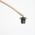 Bronze Arc Lamp Sparkled Light 4305BR – Stylish Lighting with Velour Lampshade