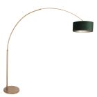 Booglamp Sparkled Light 4305BR brons met groene velours kap