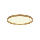 Plafondlamp Flady 4367GO gouden LED lamp Ø30 cm met uplight
