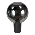 Tafellamp Bloeba 4382ZW met rookglas kap Ø30 cm