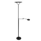 Noire lampe sur pied Soleil 2 4386ZW avec de nombreuses possibilités