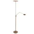 Bodenlampe Zenith 2 4390BR bronze mit doppeltem Reflektor