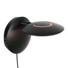 Lampe murale noire Zenith 2 4396ZW réglable avec LED